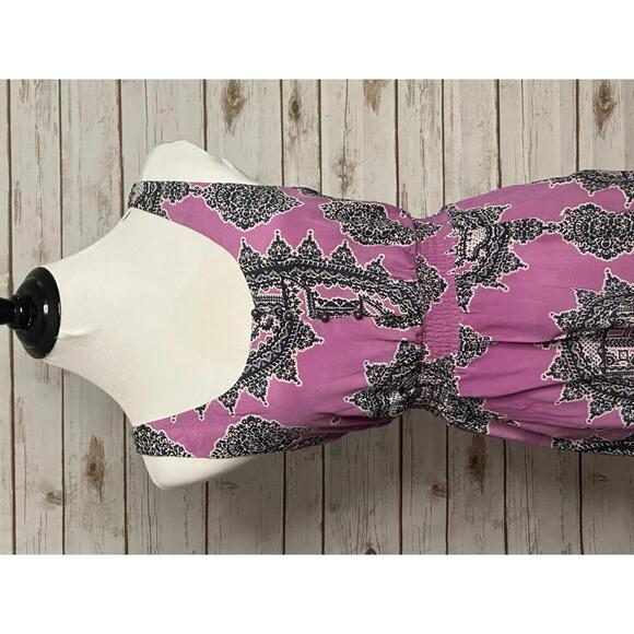 Anthropologie Maeve Annas boho purple flowy silk chiffon maxi dress Size XS - Picture 2 of 9
